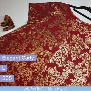 NWT LuLaRoe Elegant Carly L Large